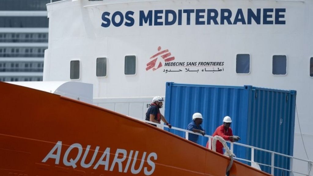 Msf Ship Aquarius Ends Migrant Rescues In Mediterranean Bbc News