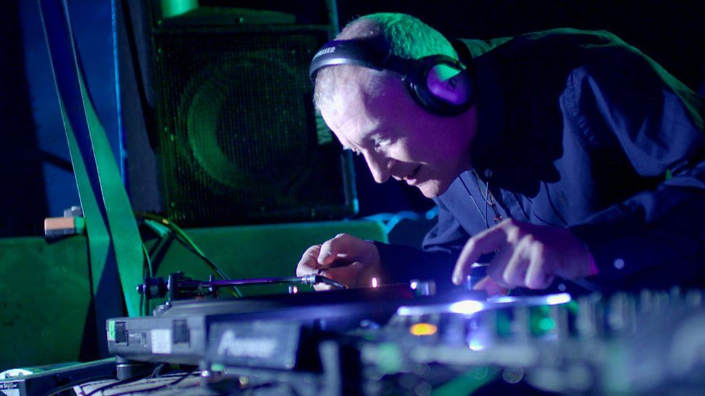 Steve Davis performs a DJ set Bloc Festival in Minehead's Butlins resort