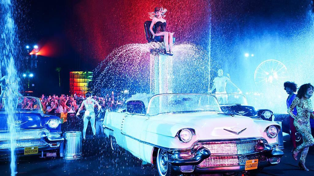  Sabrina Carpenter performs at  Coachella