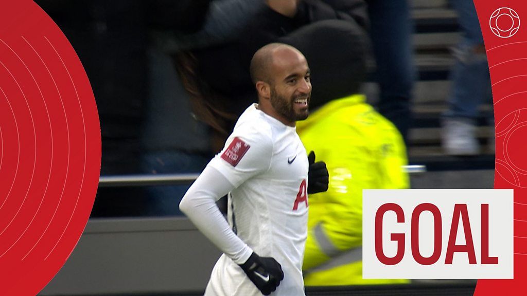 FA Cup: Lucas Moura puts Spurs in the lead against Morecambe after League One side take shock lead