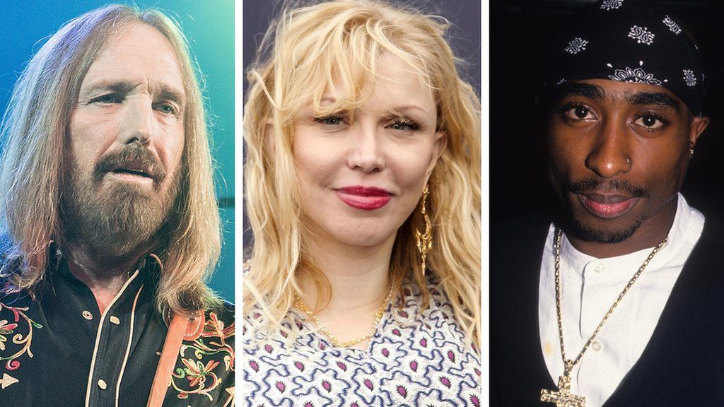 Tom Petty, Courtney Love and Tupac