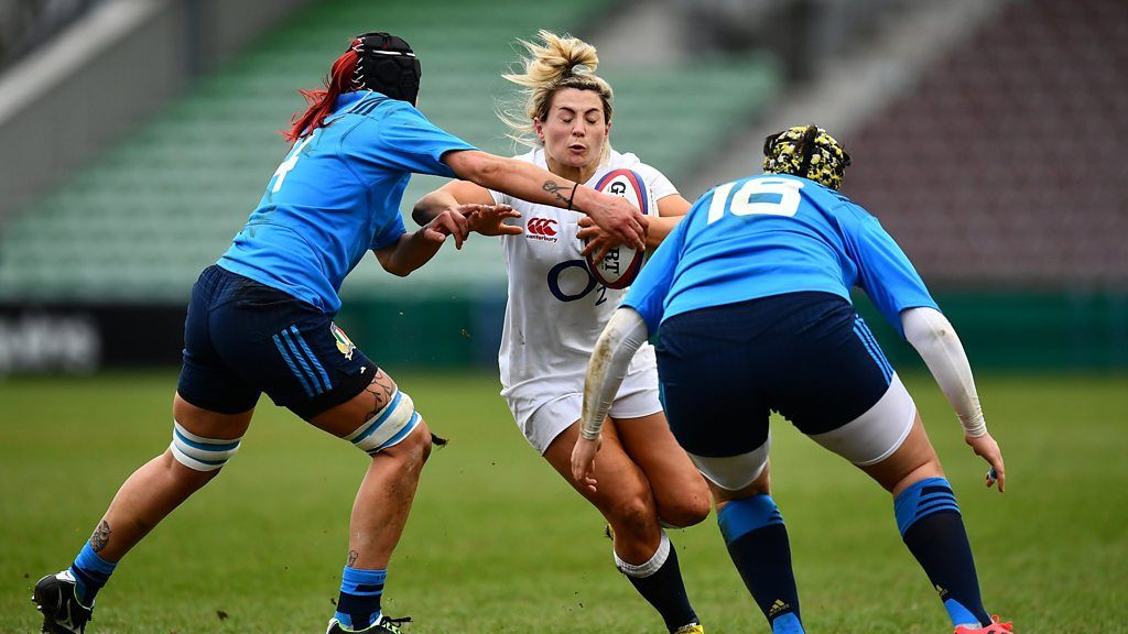 England 29-15 Italy: Vicky Fleetwood hat-trick of lineout drives - BBC ...
