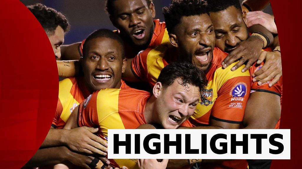 Rugby League World Cup: Papua New Guinea 32-16 Cook Islands highlights