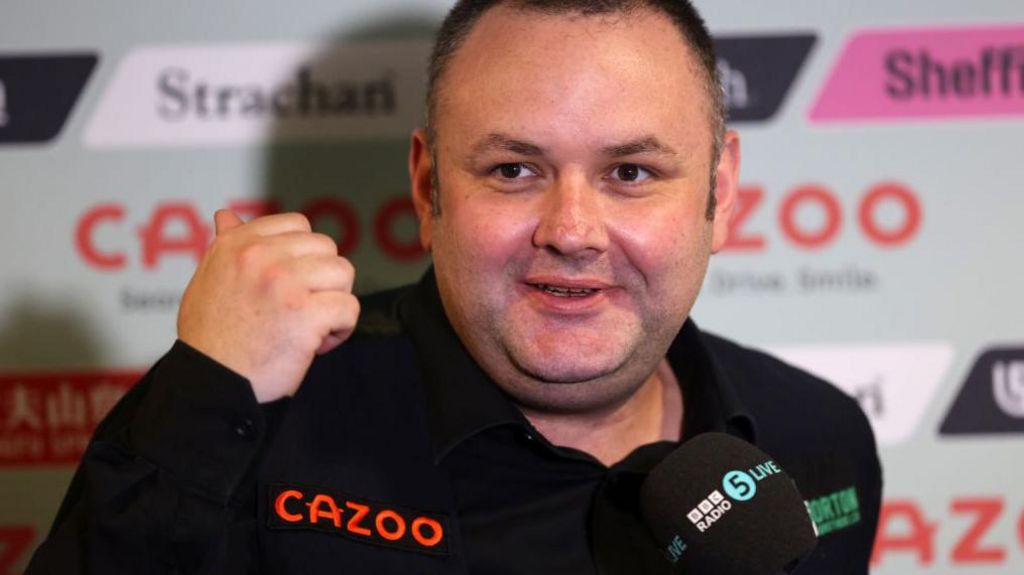 Stephen Maguire in the news conference