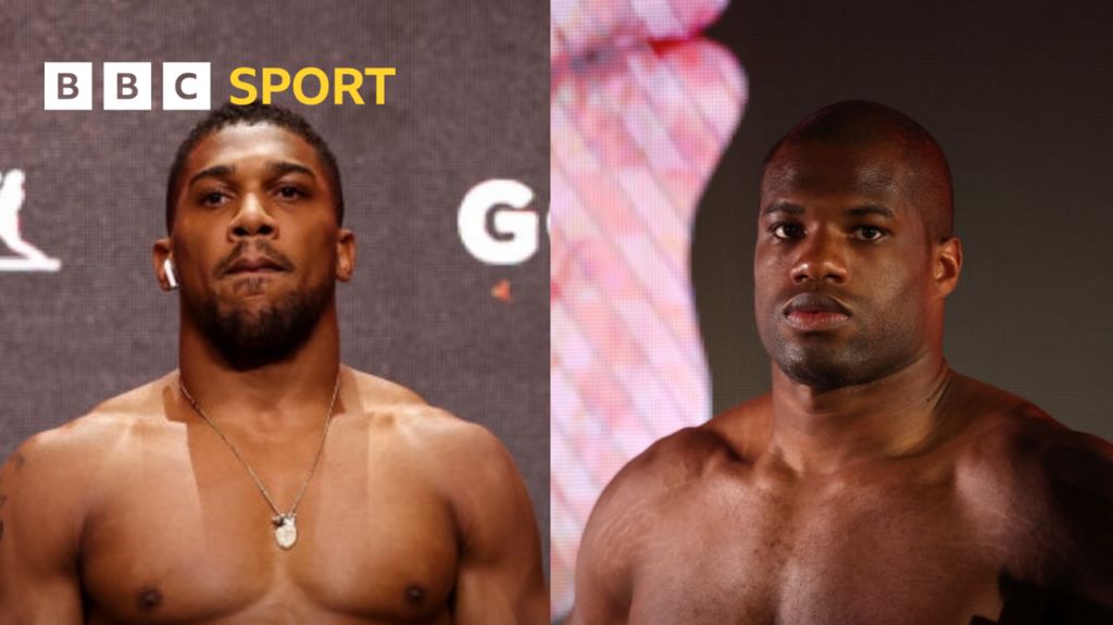 Statistical comparison of Anthony Joshua v Daniel Dubois with fights, wins and KOs included