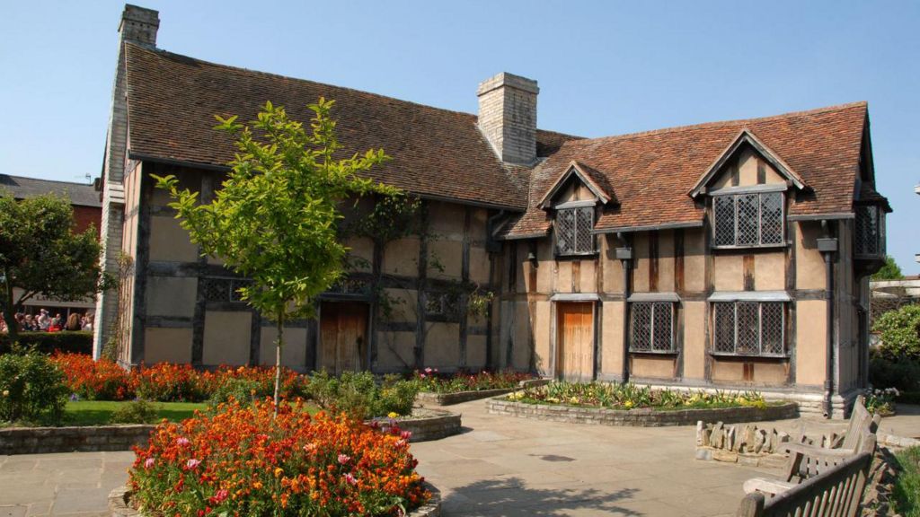 The rear of William Shakespeare's birthplace in Henley Street