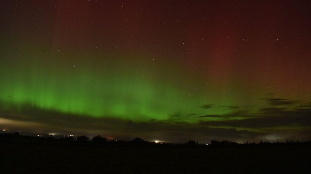 aurora borealis in Ballymena