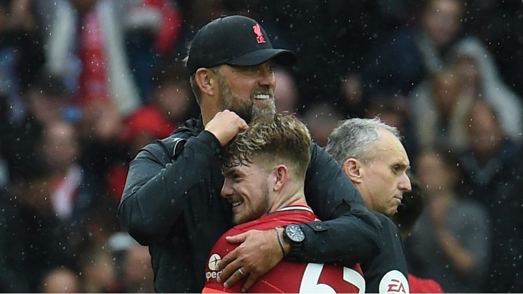 Liverpool 2-0 Burnley: Jurgen Klopp praises Harvey Elliott's 'sensational talent'