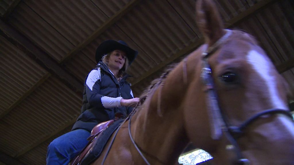 Learning How To Ride Like A Cowgirl Bbc Newsround