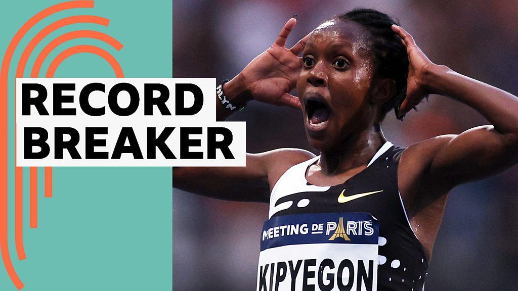 Diamond League: 'Superhuman' Faith Kipyegon breaks 5,000m world record