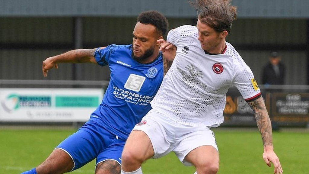 Action from Truro City v Chippenham Town