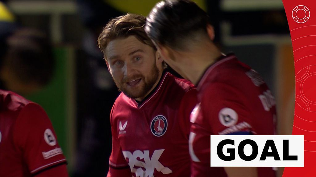 FA Cup 2023: Charlton take the lead with 'top-class finish' from Alfie May
