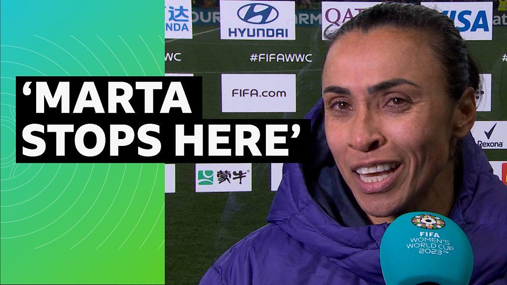 'This is just the beginning' - Marta bows out with passionate speech