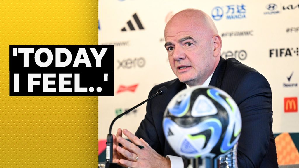 Infantino jokingly recreates Qatar World Cup speech