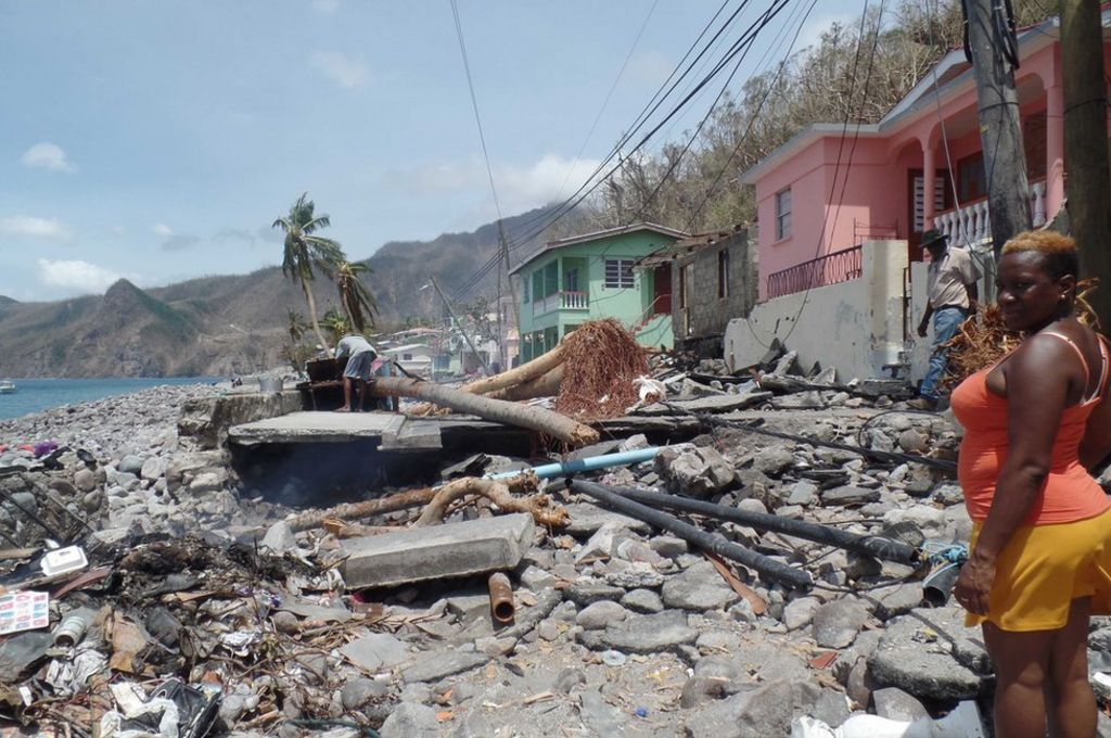 Dominica grieving: Life after Hurricane Maria - BBC News