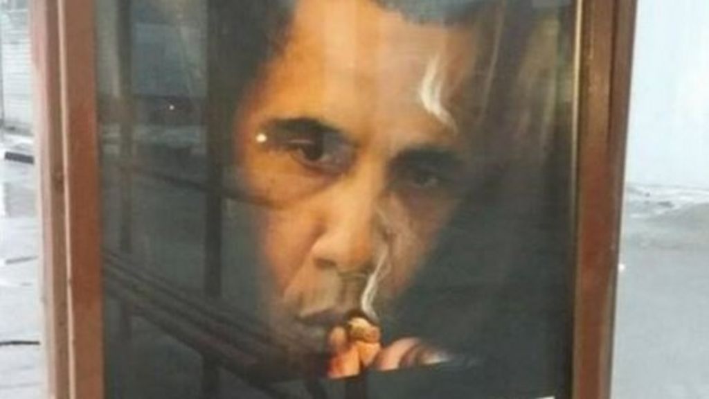Barack Obama Features In Russian Anti Smoking Ad Bbc News