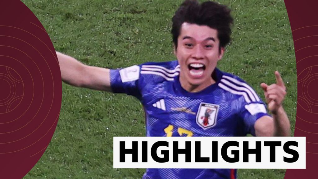 Japan beat Spain and go through as group winners