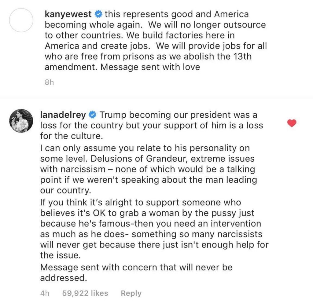 Lana Del Rey Defends Controversial Instagram Comments: Update