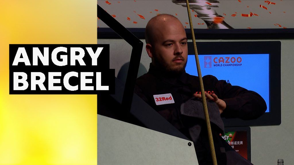 Angry Brecel swipes ball away during Si game