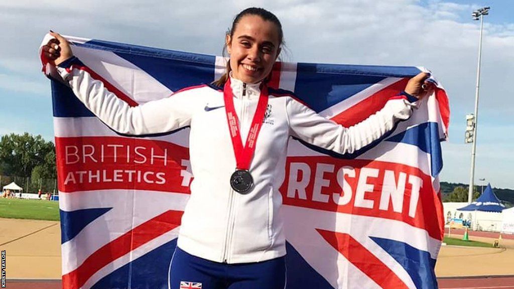 Kirsty Taylor won two silvers at the World Para Athletics Junior Championships in 2019