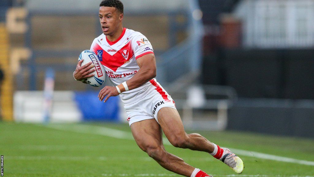 Regan Grace playing for St Helens