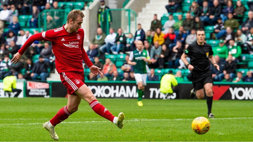 Highlights: Hibernian 1-2 Aberdeen, Scottish Premiership - BBC Sport