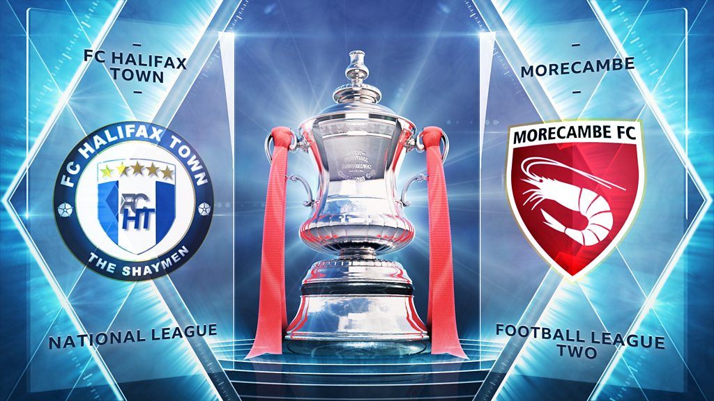 FA Cup: FC Halifax Town 1-0 Morecambe Highlights - BBC Sport