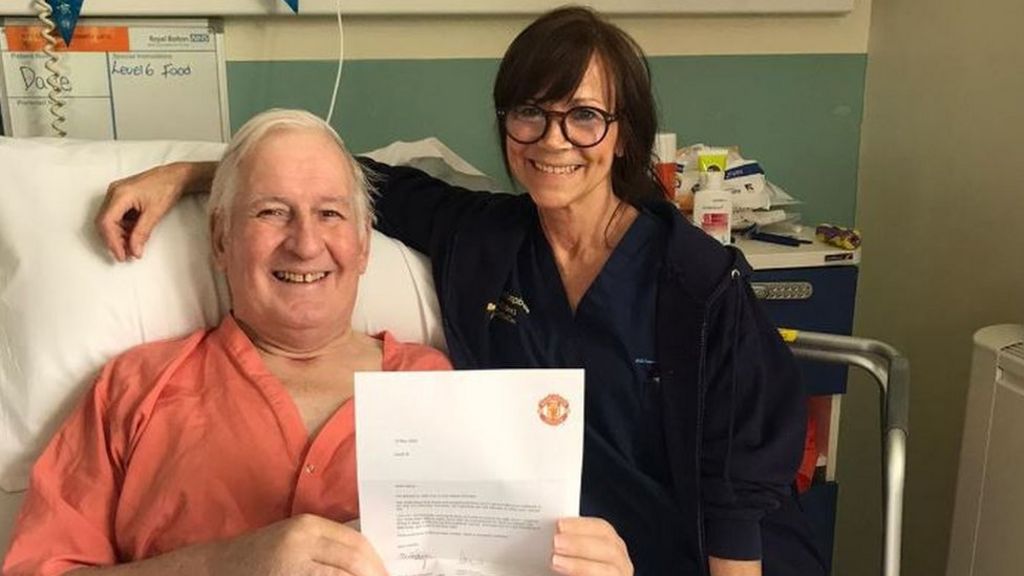 Coronavirus Grandfather S Recovery Boosted By Man Utd Messages Bbc News