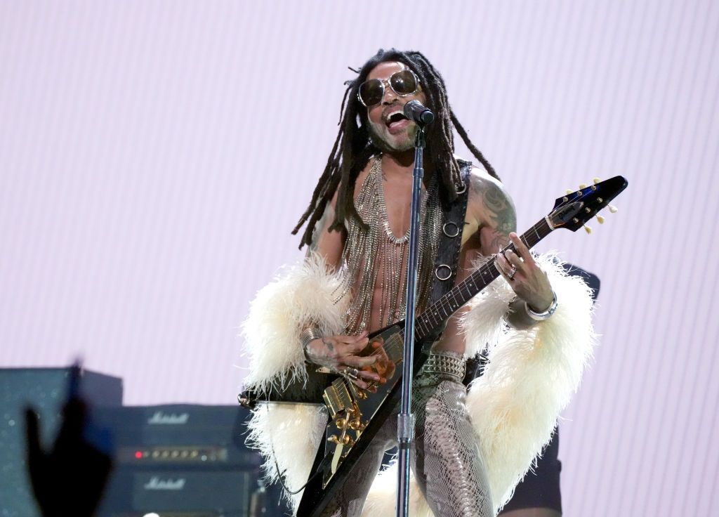 Lenny Kravitz performs at the 2024 MTV VMAs