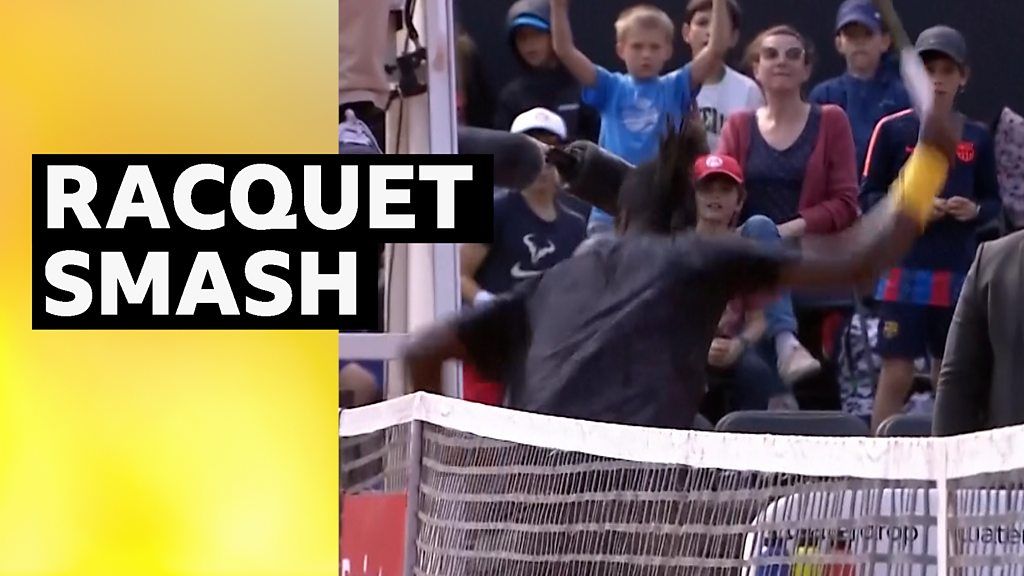 Ymer disqualified after smashing hole in umpire’s chair