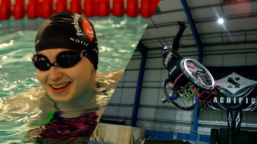 WCMX world champion-turned-swimmer Lily Rice