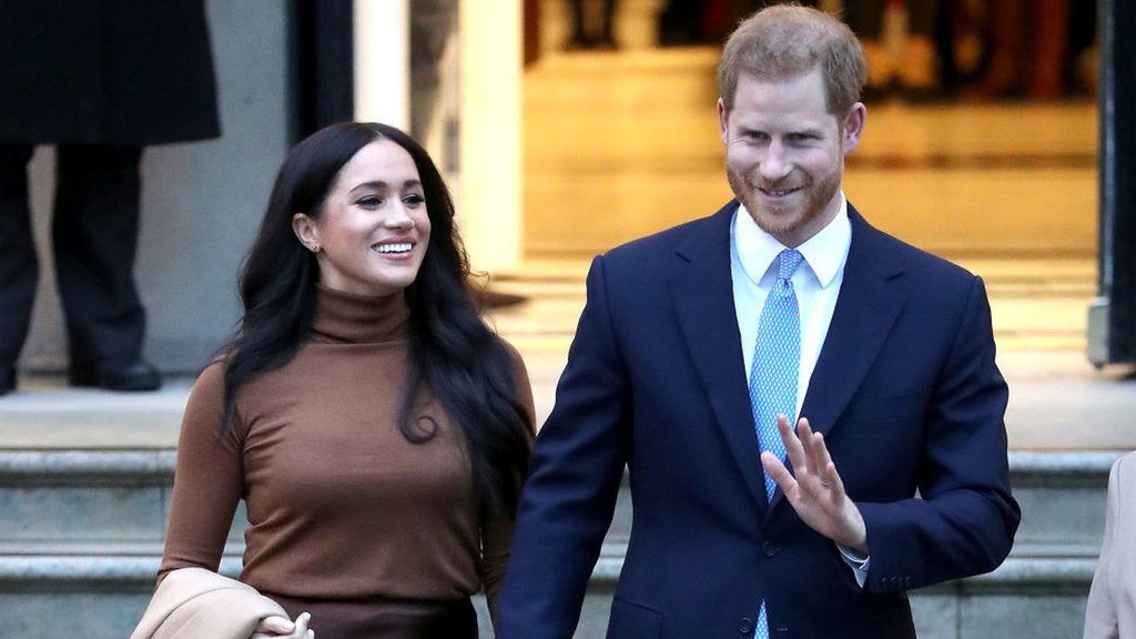 Meghan and Harry visit Canada House