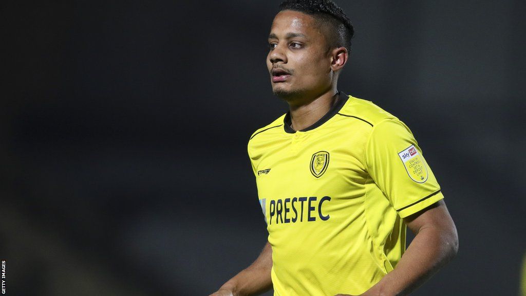 Michael Mancienne in action for Burton Albion