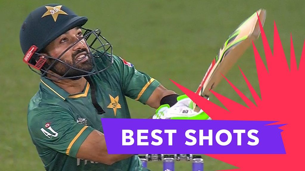 T20 World Cup: Watch the best shots from Mohammed Rizwan's 67 off 52 balls