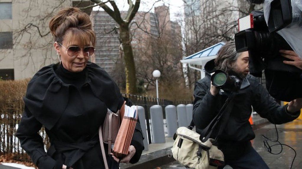 Sarah Palin had filed a libel lawsuit against the New York Times