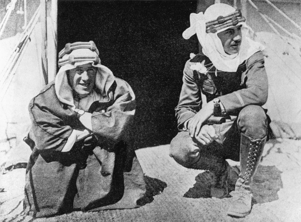 Lawrence of Arabia with American playwright Lowell Thomas