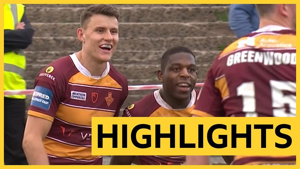 Challenge Cup: Barrow Raiders 16-30 Huddersfield Giants highlights