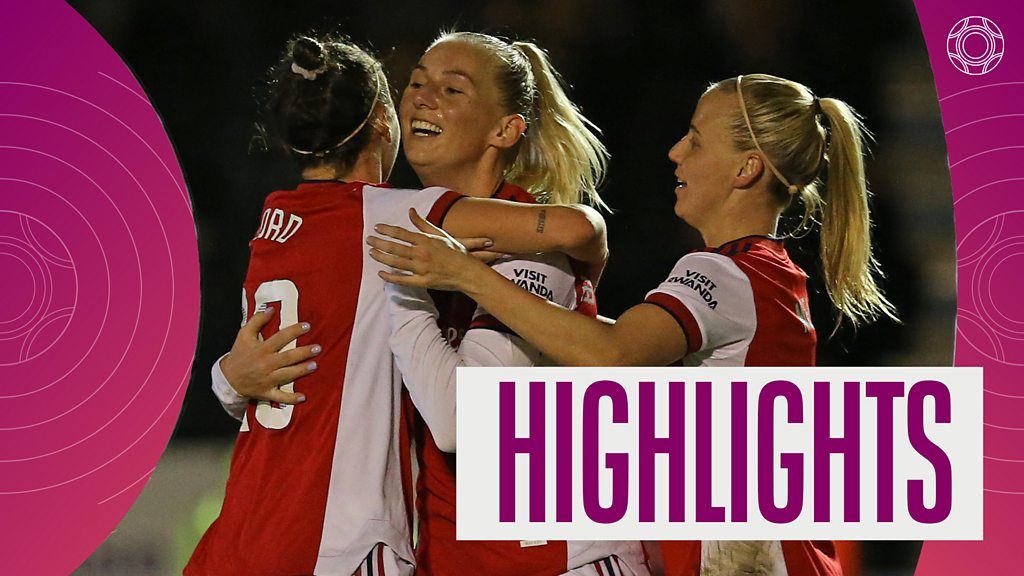 WSL highlights: Brighton 0-3 Arsenal - Stina Blackstenius stars in comfortable win