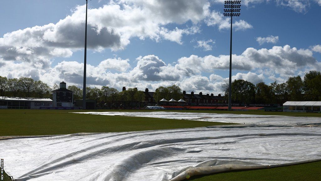 Rain prevented any play on the final day at Grace Road