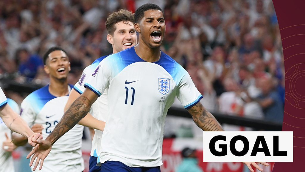 ‘Absolutely magnificent!’ Rashford free-kick gives England lead