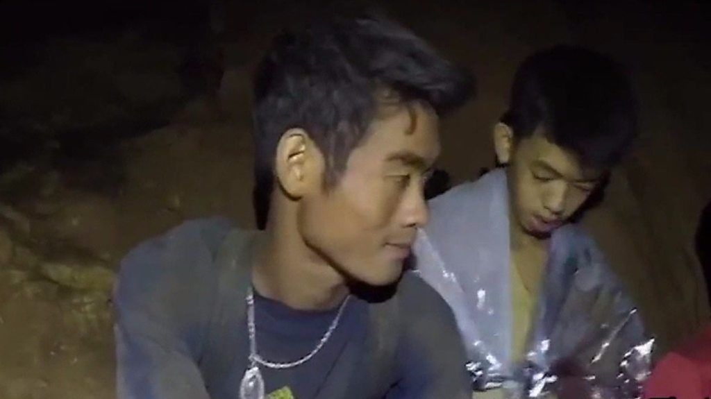Thai boys trapped in cave
