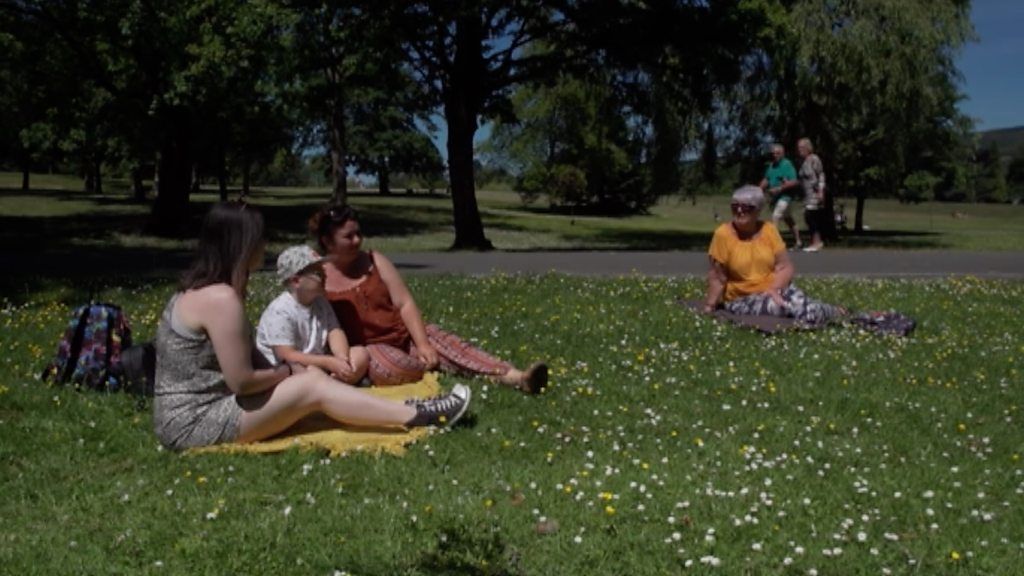 A family meeting in Aberdare