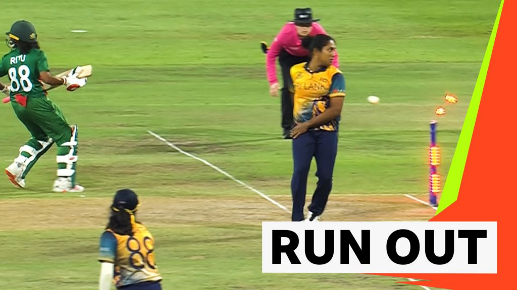 'Abysmal cricket!' - Moni run out looking the wrong way