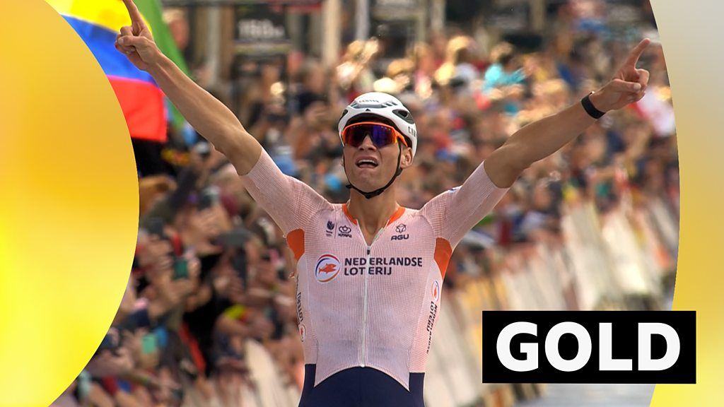 Cycling World Championships 2023 Mathieu Van Der Poel Wins Gold In Mens Road Race Bbc Sport