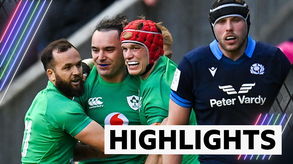 Ireland beat Scotland to stay on course for Grand Slam