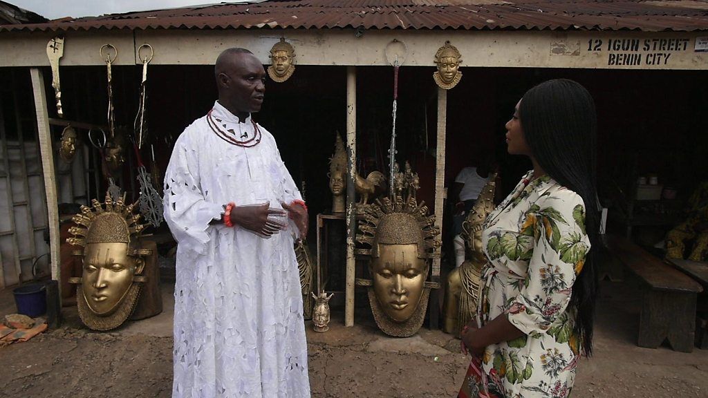 Chief Kingsley Inneh speaks to Ashionye Ogene