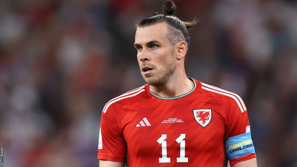 Gareth Bale takes a breather for Wales at the 2022 World Cup in Qatar
