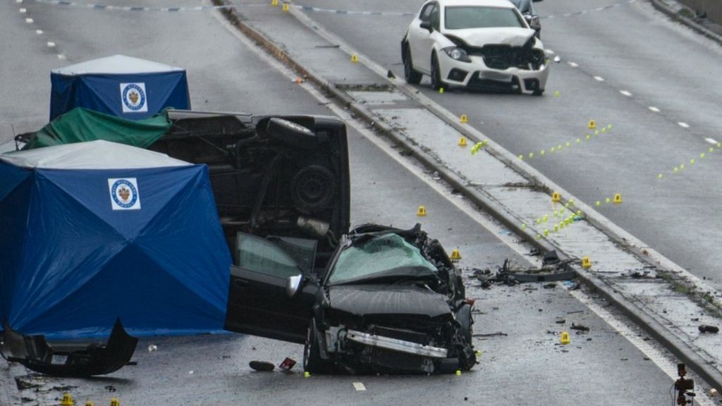 Birmingham death crash photo bystanders 'lost humanity' BBC News