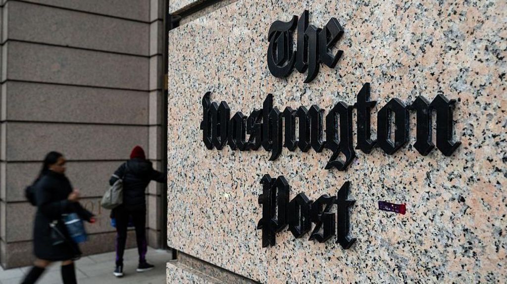 The Washington Post headquarters in Washington, DC, 