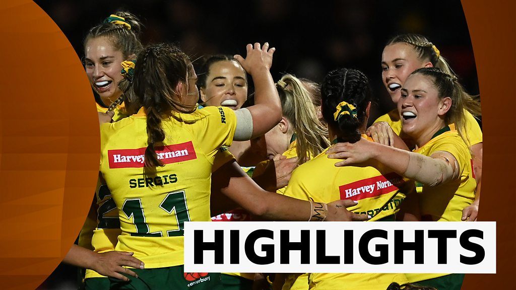 Women's Rugby League World Cup: Australia 10-8 New Zealand Highlights ...